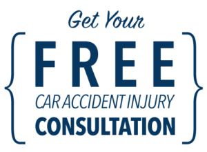 Graphic that says: Get your free car accident injury consultation