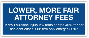 low attorney fees for new orleans car accident clients