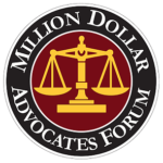 badge (award) Million Dollar Advocates Forum